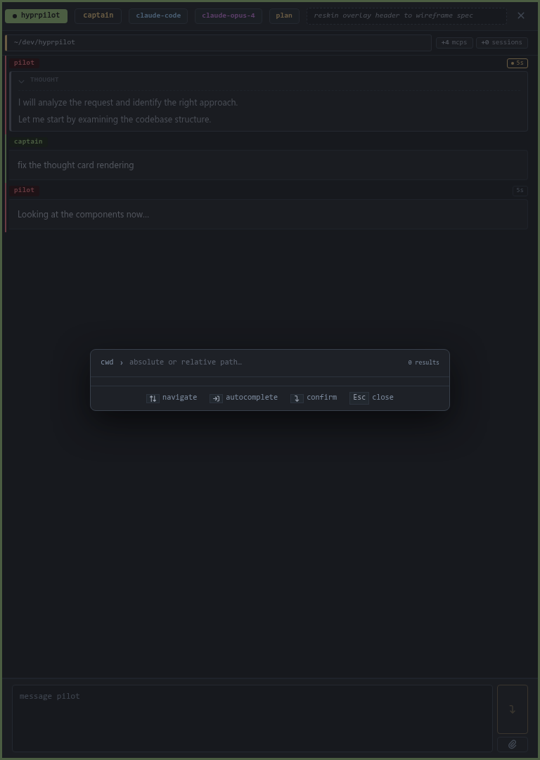 cwd leaf — empty input prompt