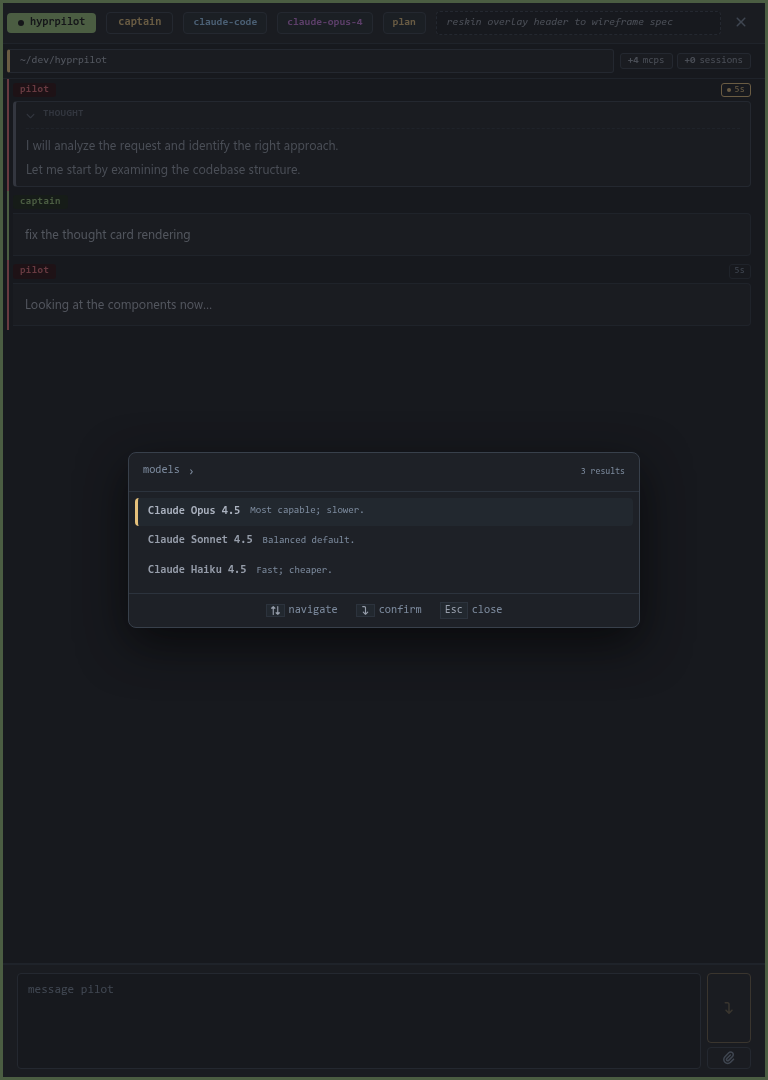 models leaf with available options