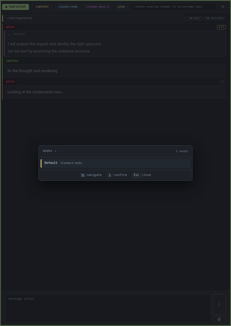 modes leaf with the alternative mode