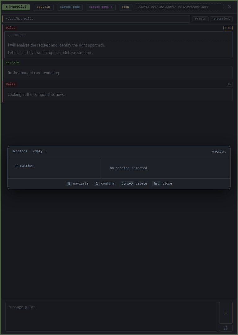 sessions leaf, cwd-filtered, with 4 results